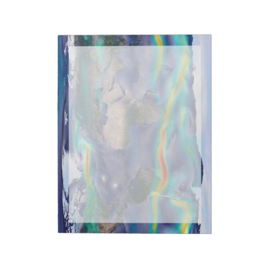 Visualisatie van de wereldenwind. notitieblok (Linkerzijde)