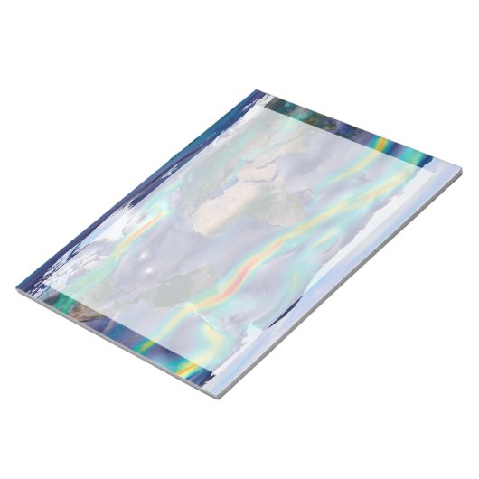 Visualisatie van de wereldenwind. notitieblok (Schuin)