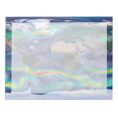 Visualisatie van de wereldenwind. notitieblok (Voorkant)