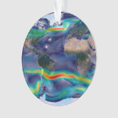 Visualisatie van de wereldenwind. ornament (voorkant)