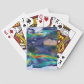 Visualisatie van de wereldenwind. pokerkaarten (Achterkant)