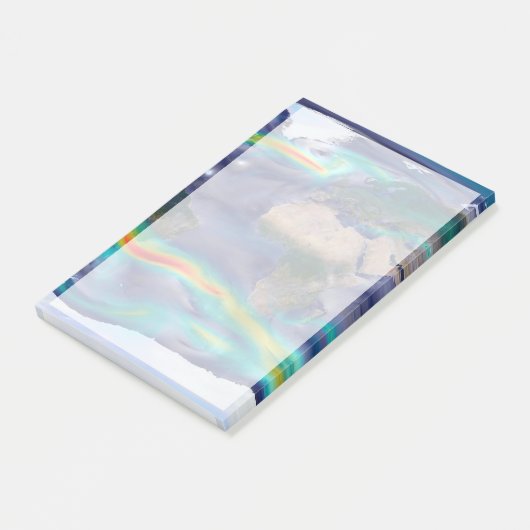 Visualisatie van de wereldenwind. post-it® notes (Schuin)