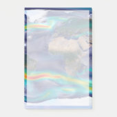 Visualisatie van de wereldenwind. post-it® notes (Voorkant)