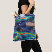 Visualisatie van de wereldenwind. tote bag (Dichtbij)
