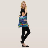 Visualisatie van de wereldenwind. tote bag (Op model)