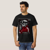 Visualiseer de hoop van het leven – Cyberpunk Skel T-shirt (Voorkant volledig)