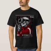 Visualiseer de hoop van het leven – Cyberpunk Skel T-shirt (Voorkant)