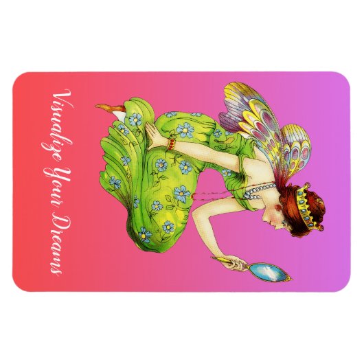 Visualiseer je dromen Kleurrijke Sprookjesmagneet Magneet (Horizontaal)