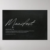 Visualiseren, Creëer, Manifest: Inspirerend kunst Poster (Voorkant)