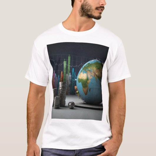 Visualiseren van financiële inclusie in opkomende t-shirt (Voorkant)