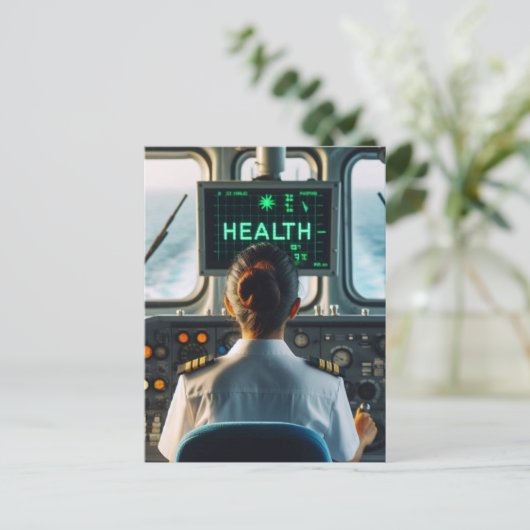 Visualizing HEALTH Get Well Card Briefkaart (Staand voorkant)