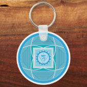 Visuddha Chakra Mandala Sleutelhanger (Voorkant)