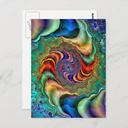 Visueel avontuur briefkaart (Voorkant / Achterkant)