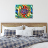 Visueel avontuur canvas afdruk (Insitu (Slaapkamer))