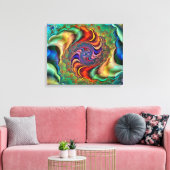 Visueel avontuur canvas afdruk (Insitu (Woonkamer))