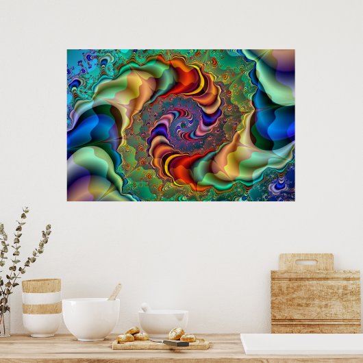 Visueel avontuur poster (Keuken)