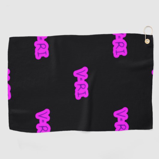 Visueel beroep golfhanddoek (Horizontaal)