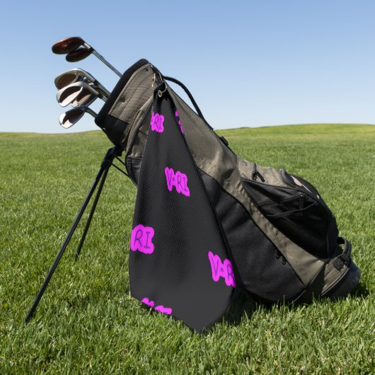 Visueel beroep golfhanddoek (Groen)