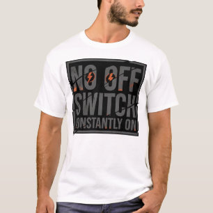 VISUEEL CONCEPT: Overdreven vervormde letters met T-shirt