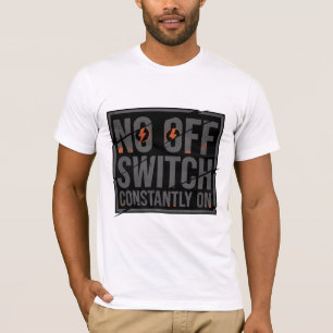 VISUEEL CONCEPT: Overdreven vervormde letters met T-shirt