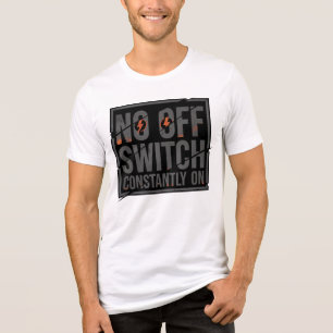 VISUEEL CONCEPT: Overdreven vervormde letters met Tri-Blend Shirt