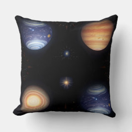 Visueel Stunninge Weergave van Planeten Kussen