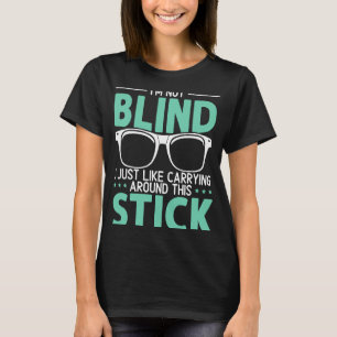 Visueel verminderd bewustzijn van braille visueel t-shirt