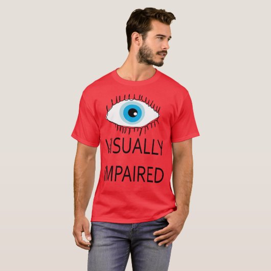 visueel verminderd TShirt zicht (Voorkant volledig)