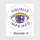 Visueel verminderde Laag Bezichtsverlies Blinde Be Sticker (Vel)