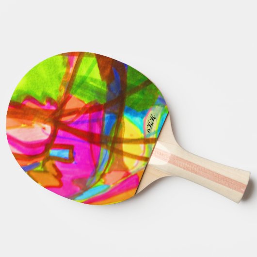 Visuele artikelen 845 tafeltennisbatje (Zijkant)