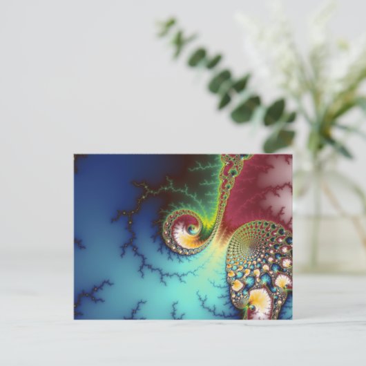 Visuele cortex briefkaart (Staand voorkant)