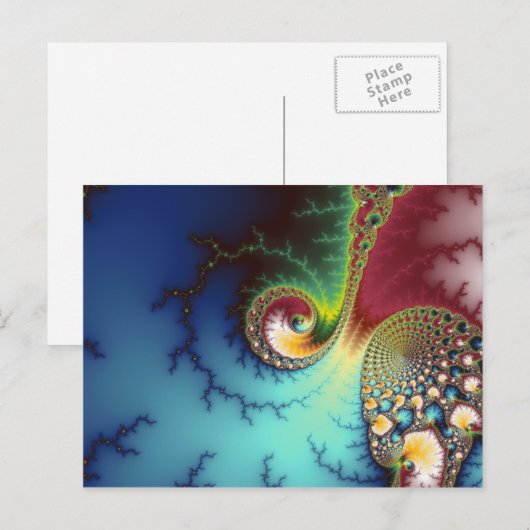 Visuele cortex briefkaart (Voorkant / Achterkant)