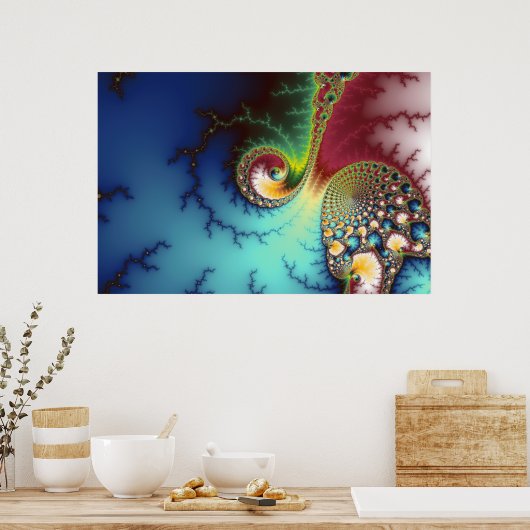 Visuele cortex poster (Keuken)