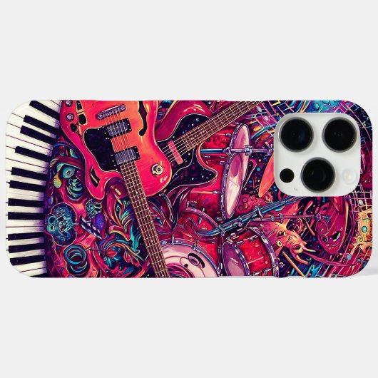 Visuele geluiden Case-Mate iPhone case (Achterkant (horizontaal))