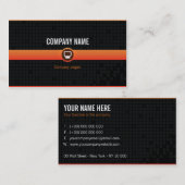 Visuele kaart - Oranje IT-professional 2 Visitekaartje (Voorkant / Achterkant)