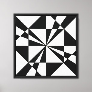 Visuele Trek   Moderne Opgespannen Canvasprint Canvas Afdruk