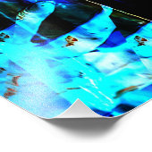 Visuelle Fraktale Vision einer Wahrsagerin Foto Afdruk (Hoek)