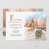 Visuitnodiging Kaart (Voorkant / Achterkant)