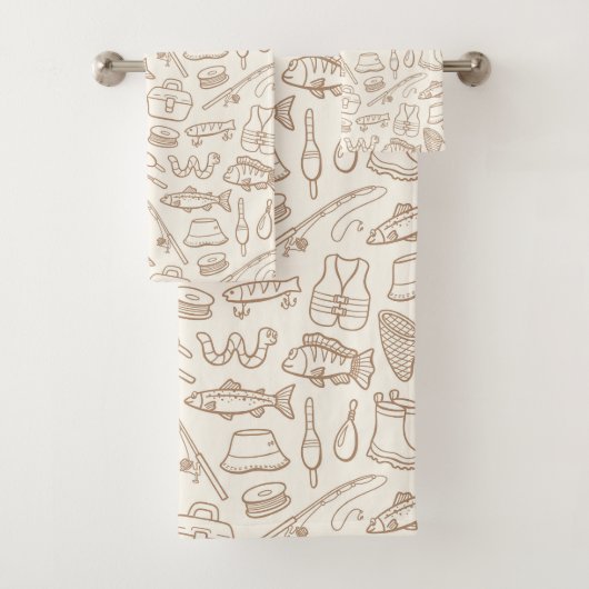 Visuitrusting voor kinderen Visser Wandelen Kamper Bad Handdoek (Insitu)