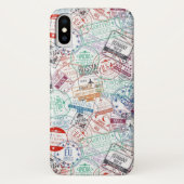 visumzegels telefooncel Case-Mate iPhone case (Achterkant)