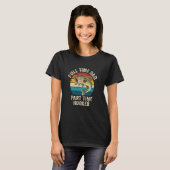 Visvangst op zee t-shirt (Voorkant volledig)