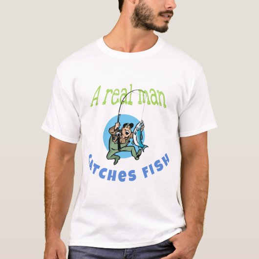 Visvangst T-shirt (Voorkant)