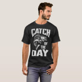 Visvangst van de Dag Vissen T-shirt (Voorkant volledig)