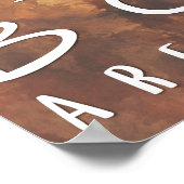 Visvangst vrachtwagens jagen op herten baby jongen poster (Hoek)