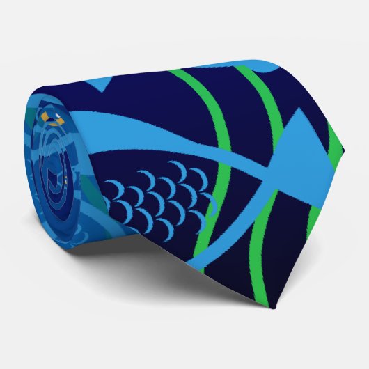 Visverhalen Stropdas (Opgerold)