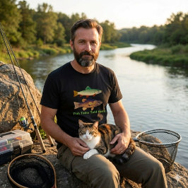 Visverhalen verteld hier/Visser  T-shirt