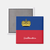 Visverkeer en sport in Liechtenstein Magneet (Voorkant / Achterkant)