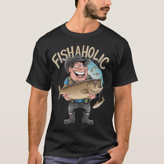 Visverslaafde T-shirt (Voorkant)