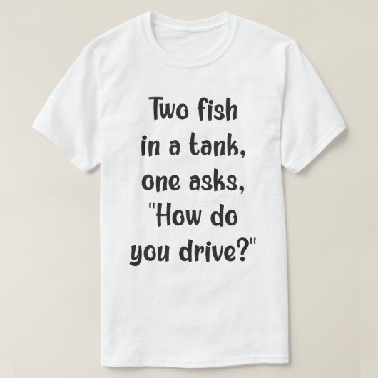 Visverwarring: een tank besturen? (Design voorkant)