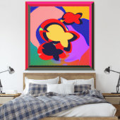 Visvijver Canvas Afdruk (Insitu (Slaapkamer))